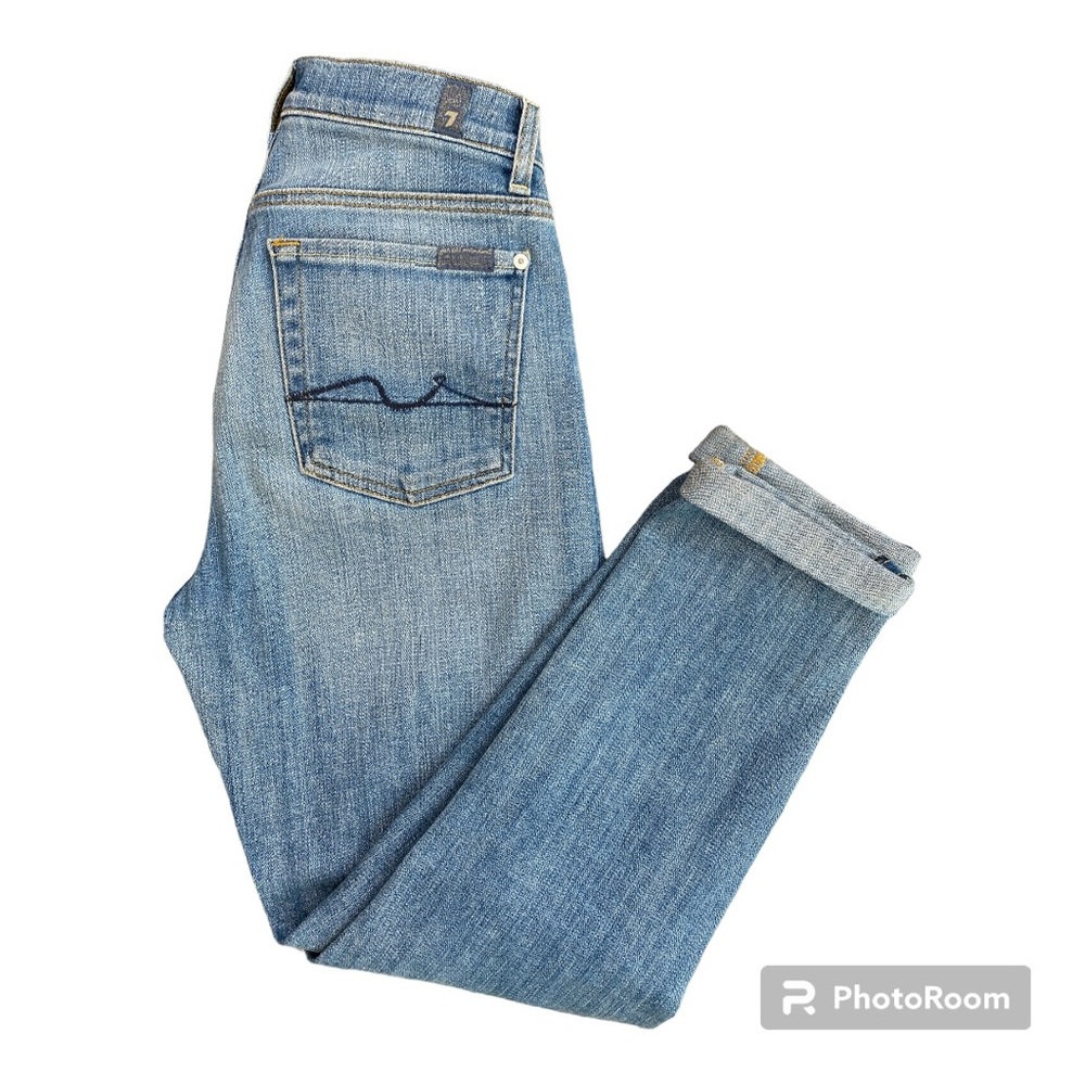 7 For All Mankind Josefina women’s boyfriend cut jeans size 25